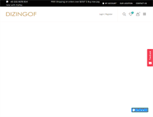 Tablet Screenshot of dizingof.com
